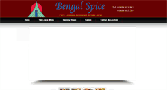 Desktop Screenshot of bengalspiceonline.co.uk